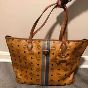 Authentic MCM shopper bag